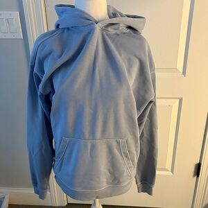 No Boundaries Men's Light Blue Hoodie Sweater